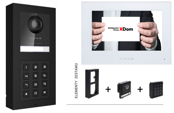 Wideodomofon WiFi Vidos M2010-A2000 z szyfratorem